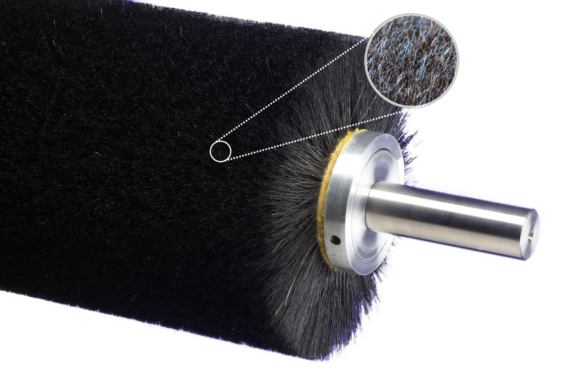 Fineset Boars Hair Bristle Magnification